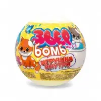 Бомбочка для ванн с игрушкой "звер бомб" тропик, 130 г