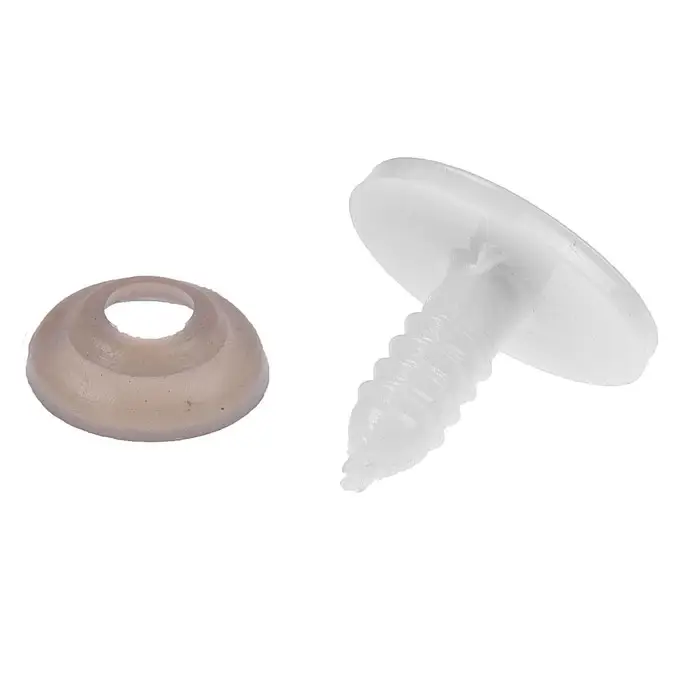 Глаза винтовые с заглушками, набор 4 шт, размер 1 шт: 1,85&times;1,5 см