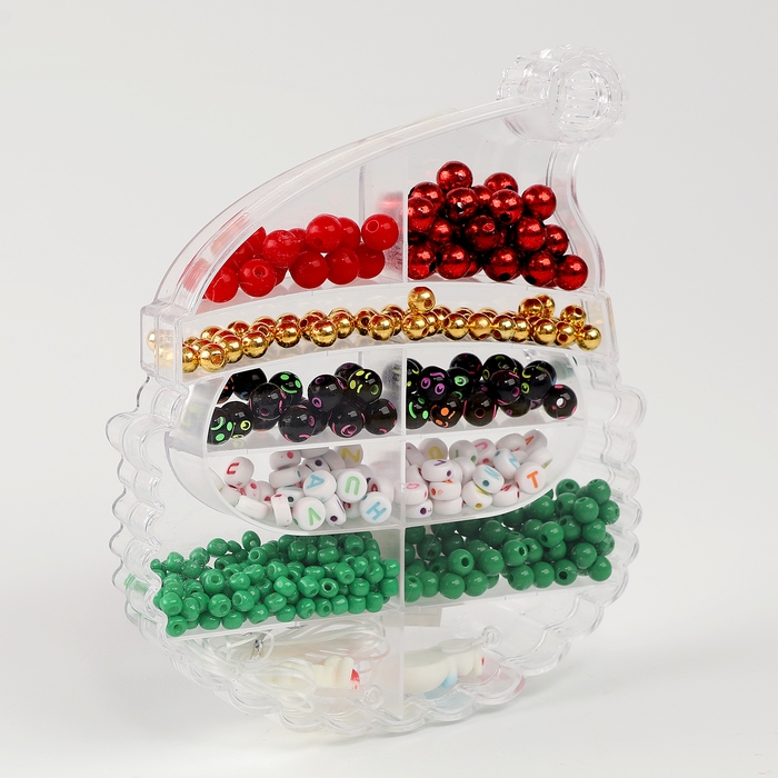 Набор для творчества &laquo;Новогоднее украшение из бусин&raquo;, виды МИКС