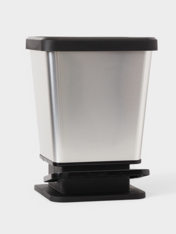 Контейнер для мусора с педалью "Металл" 20л