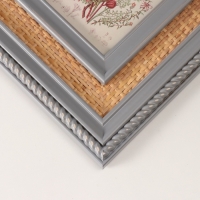 Фоторамка массив сосны 10х15 см "Плетёный кант эко" 2х25х30,6 см