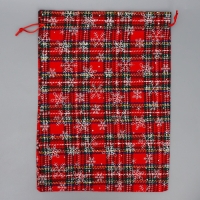 Мешочек подарочный холща &laquo;Подарок для тебя&raquo;, снежинки, 30 х 40 см +/- 1.5 см, Новый год