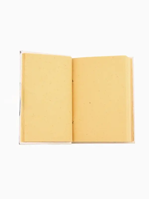 Блокнотик плетеный, 48 листов, 14х18х2 см, цв. чёрно-белый