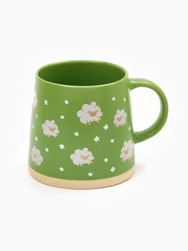 Кружка чайная керамическая &laquo;Барашек&raquo;, 360 мл, ручная работа