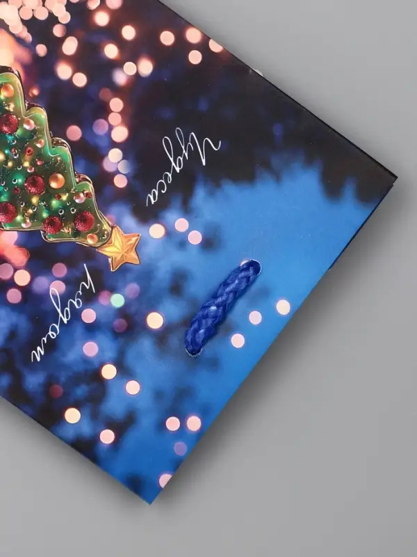 Пакет подарочный новогодний ламинированный, &laquo;Дед Мороз&raquo; , 11.5&times;6.5&times;14.5 см