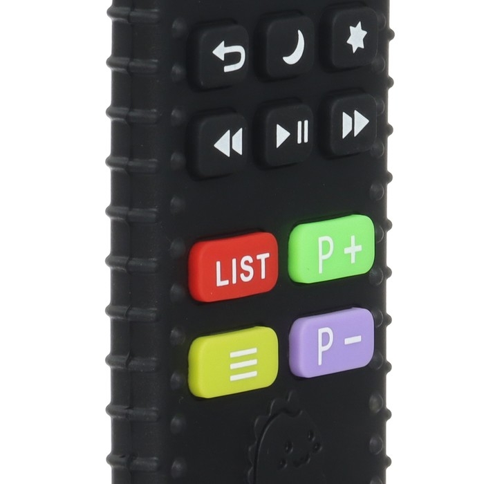 Прорезыватель для зубов Крошка Я &laquo;Пульт детский&raquo;, цвет черный, размер 16 см