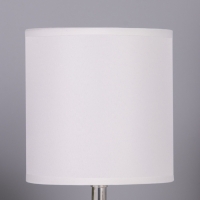 Лампа настольная "Афина" 1х40Вт Е14 белый 13х13х26см МОДЕЛЬ: