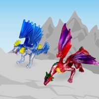 Набор фигурок &laquo;Драконы&raquo;, 6 штук, длина фигурки 5 см