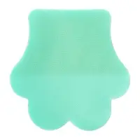 Блок-закладка с липким краем пластик Лапка 50л, зеленый, 45мм х 45мм  CALLIGRATA