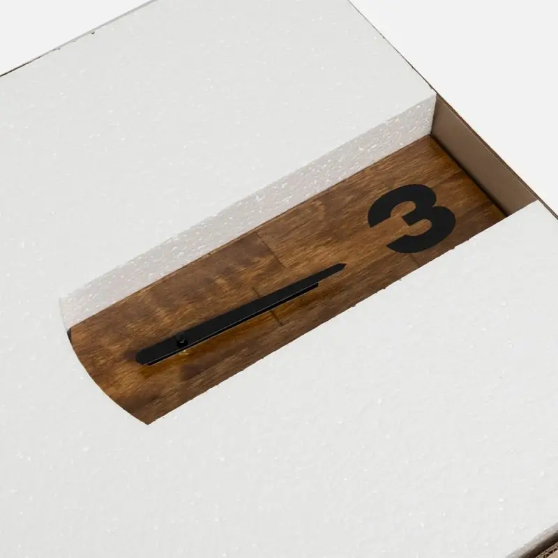 Часы TimeLord, черные с коричневым