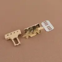 Застёжка для сумки, 3.3&times;3.3 см, цвет золотой