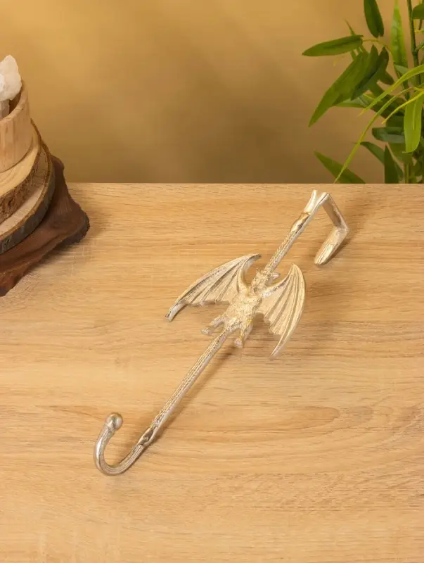 Крючок надверный &laquo;Летучая мышь&raquo;, 33&times;13&times;6 см, алюминий