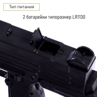 Автомат &laquo;Узи&raquo;, с лазером, стреляет резиновыми и гелевыми пулями