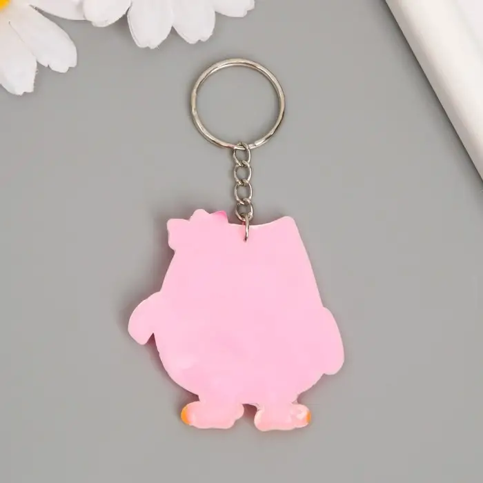 Брелок резина "Совёнок в скорлупе" 5х4 см