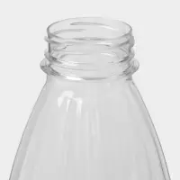 Бутылка "Италия" 1 л, горло 0,38 см, круглая, цвет прозрачный