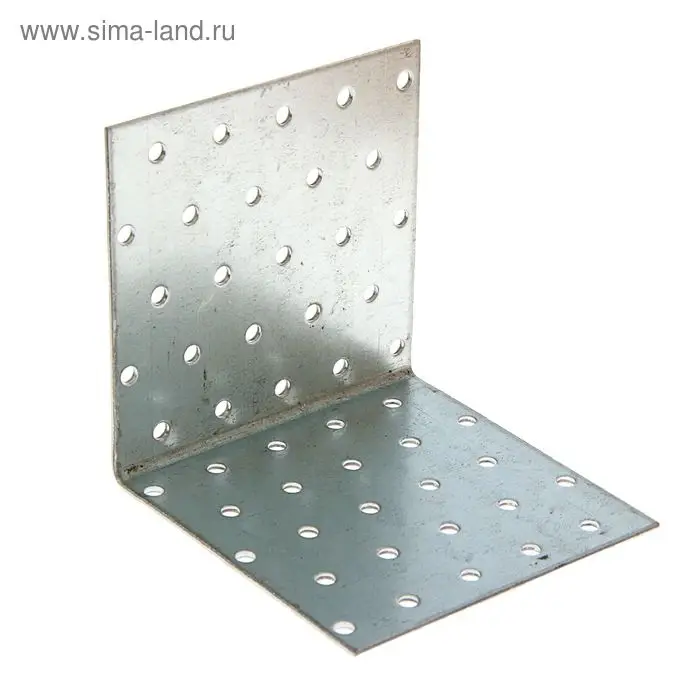 Уголок крепёжный 100 х 100 х 100 х 2 мм, оцинкованный