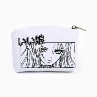 Кошелёк молодёжный &laquo;Девочка-аниме&raquo;, 11 х 7 см