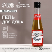Гель для душа во флаконе пиво &laquo;Будь&raquo;, 250 мл, аромат бергамота и лимона, Новый Год