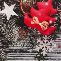 Пакет подарочный ламинированный "Игрушки в снегу", 18 х 23 х 10 см