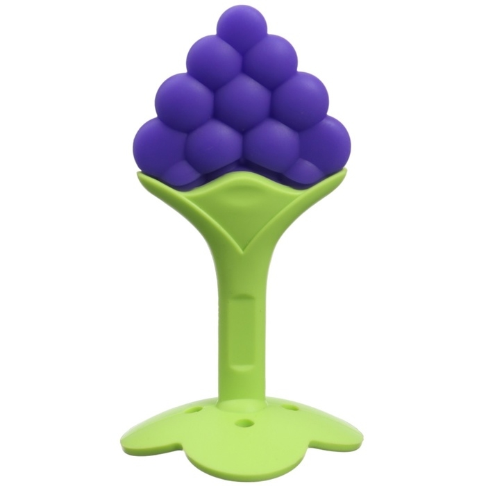 Набор прорезывателей силиконовых &laquo;Мой Зайка&raquo;, с погремушкой, 3 шт., на присоске, в кейсе, Крошка Я