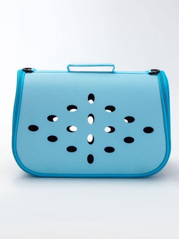 Складная сумка-переноска, материал EVA, 43 х 20 х 29 см, голубая