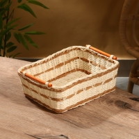 Корзина плетеная 30x22x11 см, ротанг