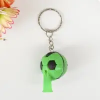 Брелок для ключей на кольце &laquo;Мяч-свисток&raquo;, пластик, МИКС