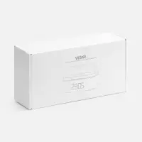 Колонка с часами и беспроводной зарядкой Veske ver.2, серая