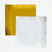 Фольга для конфет 10*10см 100шт., золотой
