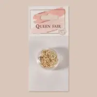 Поталь для декора ногтей, золотистая