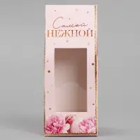 Коробка складная &laquo;8 марта&raquo;, 5.7 х 14.5 х 3.5 см