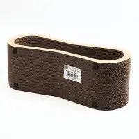 Когтеточка-лежанка картон "Зверьё Моё" ВОСЬМЕРКА 59 х 21 х 22 см