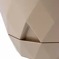 Горшок для цветов "Laurel" D-17,5 см, 2,3 л с поддоном, бежевый