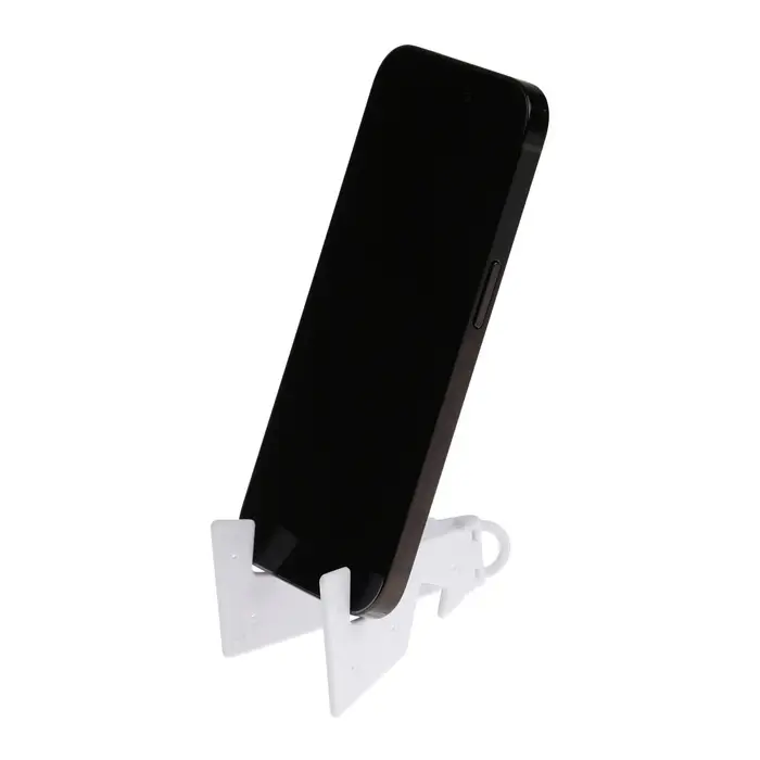 Подставка для телефона Luazon, брелок, складная, белая