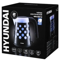 Чайник HYK-G2012 1,7л 2000Вт черный (пластик)