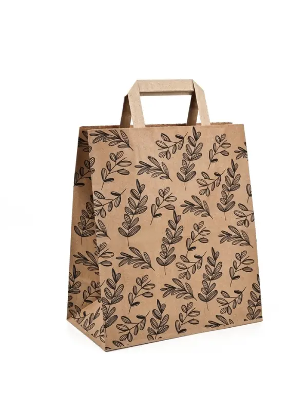 Пакет подарочный крафтовый &laquo;Эко&raquo;, 24 х 28 х 14 см