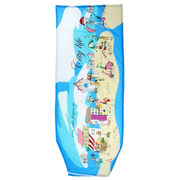 Чехол для гладильной доски Nika, 130&times;52 см, с поролоном, рисунок МИКС