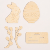Заготовки для творчества. Роспись по дереву &laquo;Пасха: пасхальный кролик&raquo;