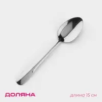 Ложка чайная Доляна &laquo;Нордик&raquo;, длина 15 см, толщина 1.2 мм