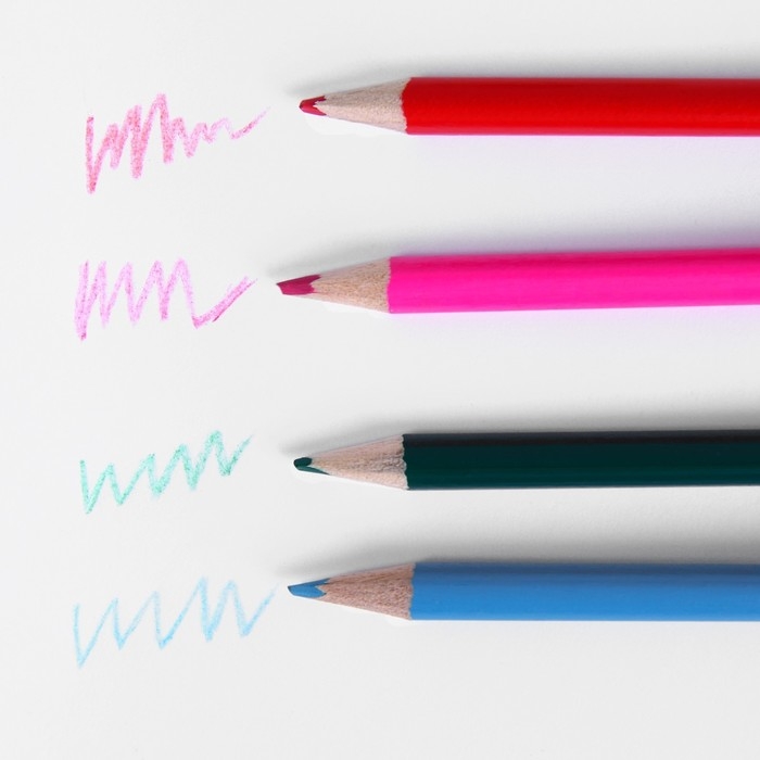 Цветные карандаши 6 цветов заточенные шестигранные деревянный корпус &laquo;1 сентября&raquo;