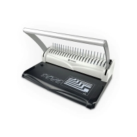 Брошюровщик для пластиковой пружины, перфорация до 13 листов, переплетение до 500 листов, Гелеос "БП-13"