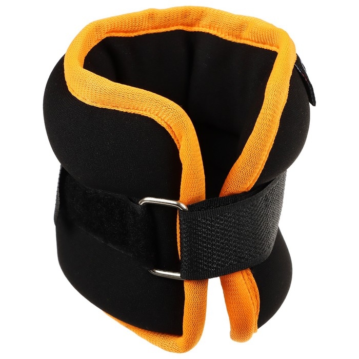 Утяжелители неопреновые ONLYTOP, 2 шт. х 0,5 кг, цвет чёрный