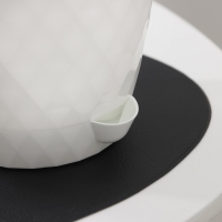 Горшок для цветов с прикорневым поливом &laquo;Румба&raquo;, 1,5 л, цвет белый