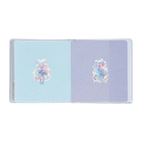 Записная книжка подарочная 96л,линия, цветной блок,обложка ПВХ 3D Аниме (9,5х10,5см)