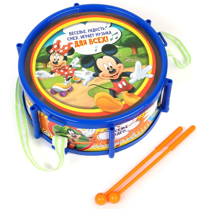Барабан &laquo;Микки Маус и друзья: Весёлые ноты&raquo;, МИКС