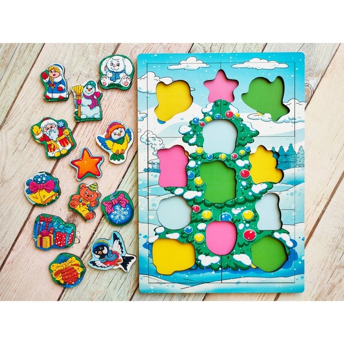 Пазл &laquo;Новогоднее настроение&raquo;, размер 20,3x29,3 см