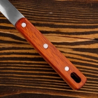 Поварешка для казана узбекская 42см, диаметр 10см с деревянной ручкой