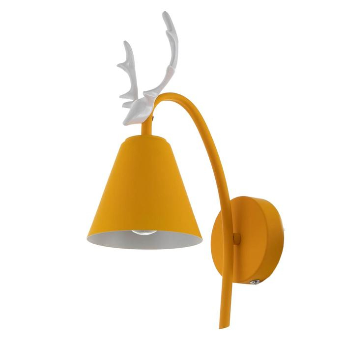 Бра "Олень" 1хE27 40Вт желтый 22х12х34,5 см