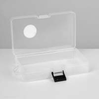 Органайзер для украшений &laquo;Шкатулка&raquo; антиокислительная 1 место, 14,6&times;8,5&times;3,5 см, цвет прозрачный