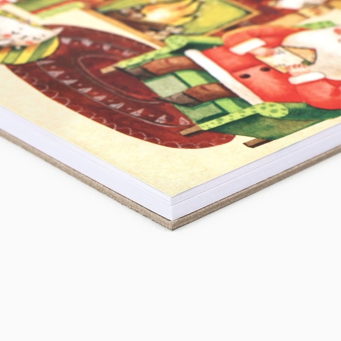 Новый год. Скетчбук А6, 40 л &laquo;Уютный&raquo;